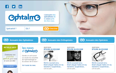 Ophtalmo.com : Annuaire des Ophtalmologistes et des orthoptistes